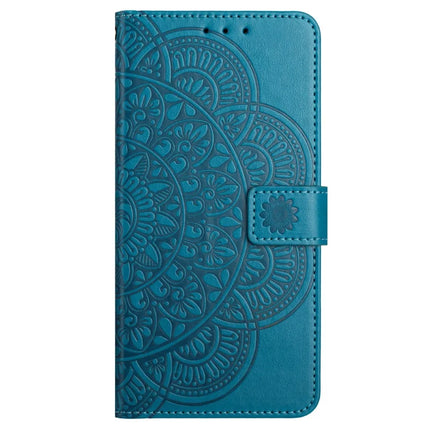 For Motorola Moto G75 5G Leather Case with Card Slots Mandala Pattern Phone Cover Stand