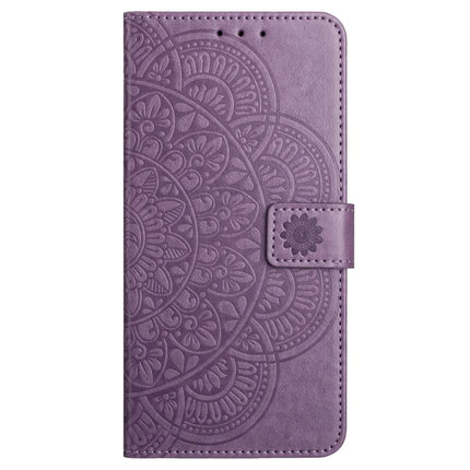 For Honor X5b Plus  /  X5b Leather Case with Card Slots Mandala Pattern Phone Cover Stand