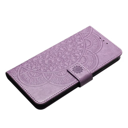For Honor Magic7 Lite 5G / X9c 5G / X60 Pro 5G Leather Case with Card Slots Mandala Pattern Phone Cover Stand