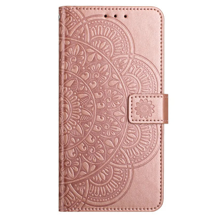 For Honor Magic7 Lite 5G / X9c 5G / X60 Pro 5G Leather Case with Card Slots Mandala Pattern Phone Cover Stand