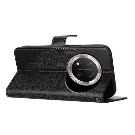 For Honor Magic7 Lite 5G / X9c 5G / X60 Pro 5G Leather Case with Card Slots Mandala Pattern Phone Cover Stand
