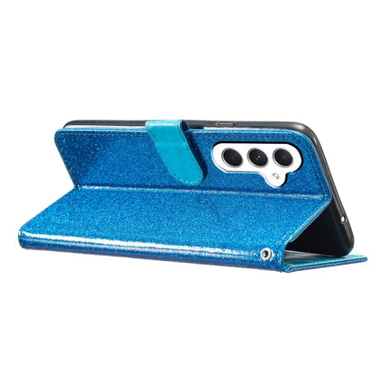 For Samsung Galaxy A56 5G Wallet Case Glitter Anti-Scratch Leather Phone Cover Stand