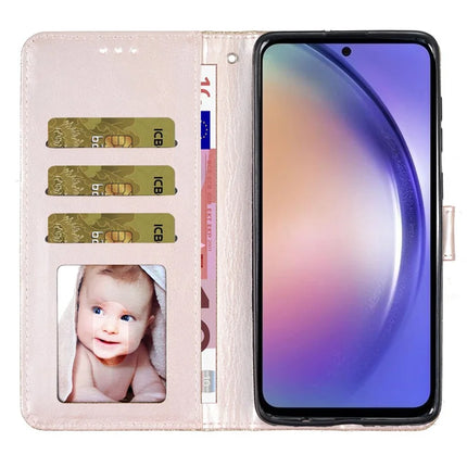 For Samsung Galaxy A56 5G Wallet Case Glitter Anti-Scratch Leather Phone Cover Stand