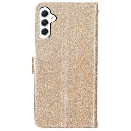 For Samsung Galaxy A56 5G Wallet Case Glitter Anti-Scratch Leather Phone Cover Stand