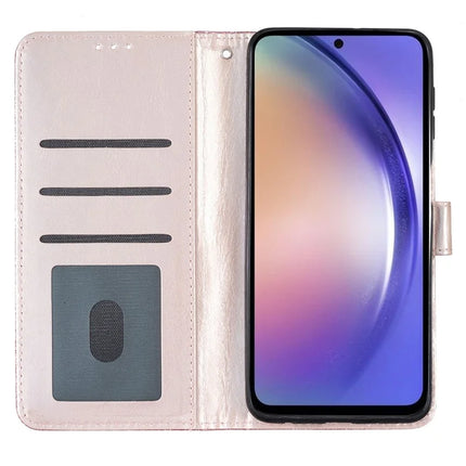 For Samsung Galaxy A56 5G Wallet Case Glitter Anti-Scratch Leather Phone Cover Stand