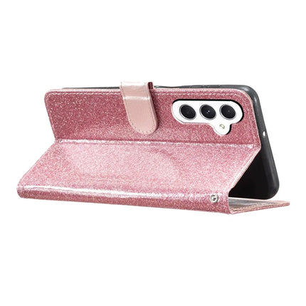 For Samsung Galaxy A56 5G Wallet Case Glitter Anti-Scratch Leather Phone Cover Stand