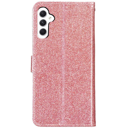 For Samsung Galaxy A56 5G Wallet Case Glitter Anti-Scratch Leather Phone Cover Stand