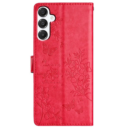 For Samsung Galaxy A26 5G Wallet Phone Case Butterfly Floral Imprint Leather Flip Cover