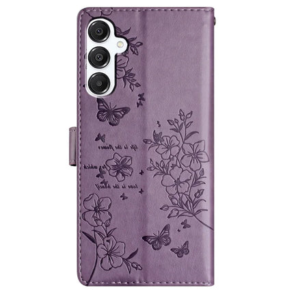 For Samsung Galaxy A26 5G Wallet Phone Case Butterfly Floral Imprint Leather Flip Cover
