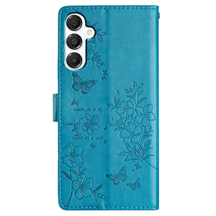 For Samsung Galaxy A26 5G Wallet Phone Case Butterfly Floral Imprint Leather Flip Cover