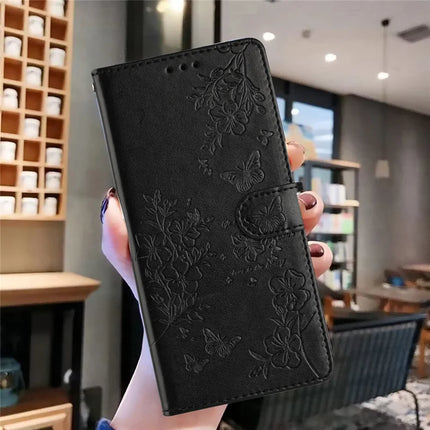 For Honor Magic7 Lite 5G / X9c 5G / X60 Pro 5G Wallet Phone Case Butterfly Floral Imprint Leather Flip Cover