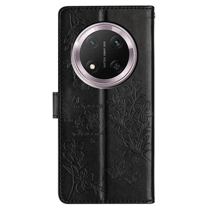 For Honor Magic7 Lite 5G / X9c 5G / X60 Pro 5G Wallet Phone Case Butterfly Floral Imprint Leather Flip Cover