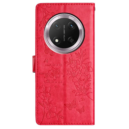 For Honor Magic7 Lite 5G / X9c 5G / X60 Pro 5G Wallet Phone Case Butterfly Floral Imprint Leather Flip Cover