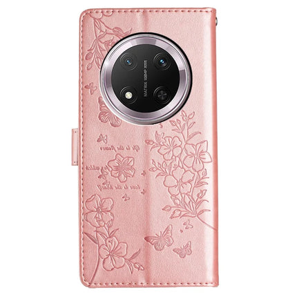 For Honor Magic7 Lite 5G / X9c 5G / X60 Pro 5G Wallet Phone Case Butterfly Floral Imprint Leather Flip Cover