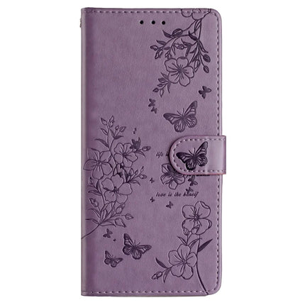 For Honor Magic7 Lite 5G / X9c 5G / X60 Pro 5G Wallet Phone Case Butterfly Floral Imprint Leather Flip Cover