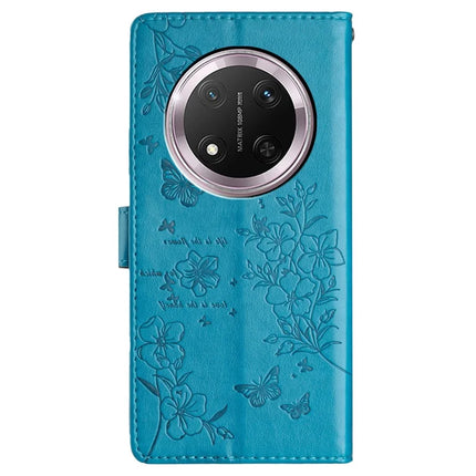 For Honor Magic7 Lite 5G / X9c 5G / X60 Pro 5G Wallet Phone Case Butterfly Floral Imprint Leather Flip Cover