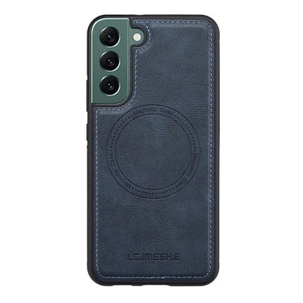 LC.IMEEKE L3 For Samsung Galaxy S21 FE 5G Magnetic Case Detachable Card Holder Leather TPU Mobile Cover