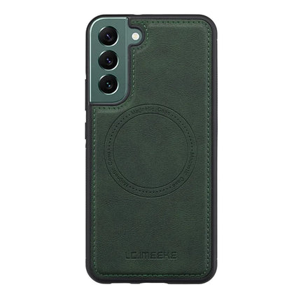 LC.IMEEKE L3 For Samsung Galaxy S21 FE 5G Magnetic Case Detachable Card Holder Leather TPU Mobile Cover