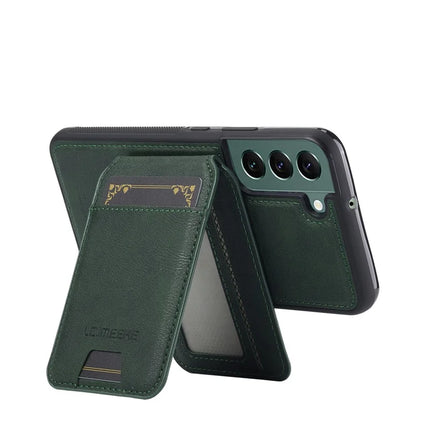 LC.IMEEKE L3 For Samsung Galaxy S21 FE 5G Magnetic Case Detachable Card Holder Leather TPU Mobile Cover