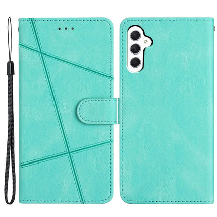 For Samsung Galaxy A56 5G Case Crazy Horse Texture PU Leather Wallet Stand Phone Cover - Green