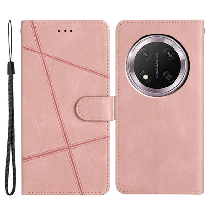 For Honor Magic7 Lite 5G / X9c 5G / X60 Pro 5G Case Crazy Horse Texture PU Leather Wallet Stand Phone Cover - Rose Gold
