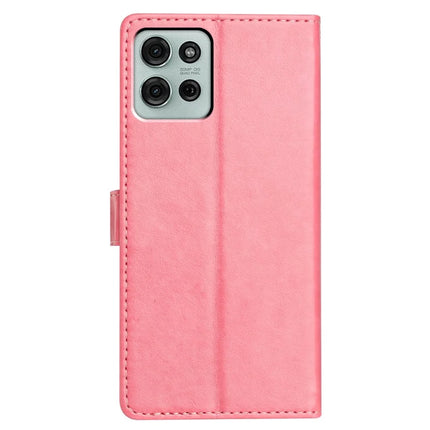 For Motorola Moto G75 5G Leather Case Wallet Stand Phone Cover with Handy Strap