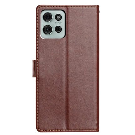 For Motorola Moto G75 5G Leather Case Wallet Stand Phone Cover with Handy Strap