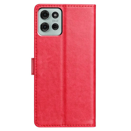 For Motorola Moto G75 5G Leather Case Wallet Stand Phone Cover with Handy Strap