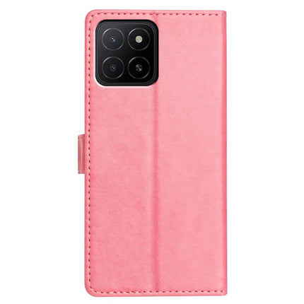 For Honor X5b Plus / X5b Leather Case Wallet Stand Phone Cover with Handy Strap