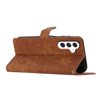 For Samsung Galaxy A56 5G Case with Card Clots Skin-Touch PU Leather Phone Cover Stand