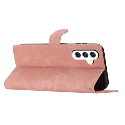For Samsung Galaxy A56 5G Case with Card Clots Skin-Touch PU Leather Phone Cover Stand