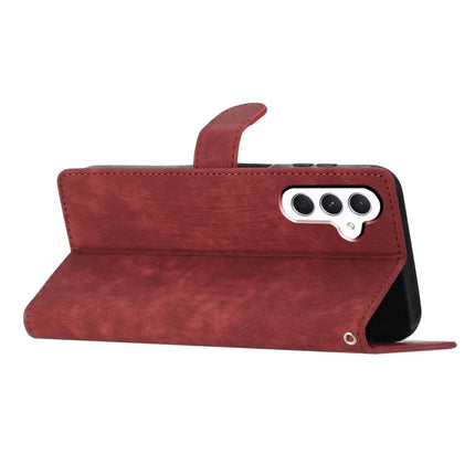 For Samsung Galaxy A56 5G Case with Card Clots Skin-Touch PU Leather Phone Cover Stand