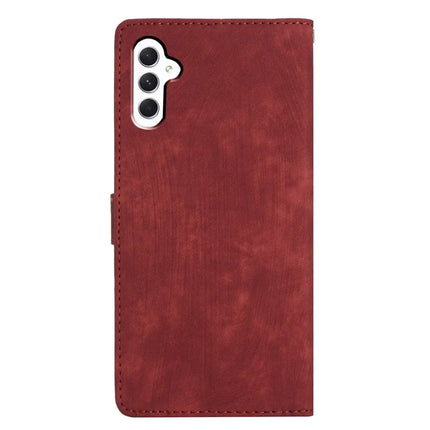 For Samsung Galaxy A56 5G Case with Card Clots Skin-Touch PU Leather Phone Cover Stand