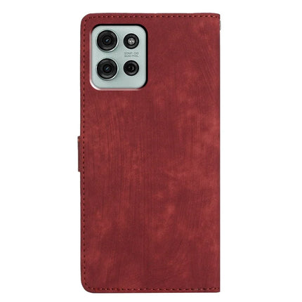For Motorola Moto G75 5G Case with Card Clots Skin-Touch PU Leather Phone Cover Stand