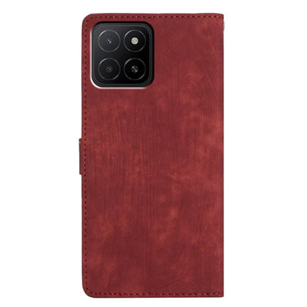 For Honor X5b / X5b Plus Case with Card Clots Skin-Touch PU Leather Phone Cover Stand
