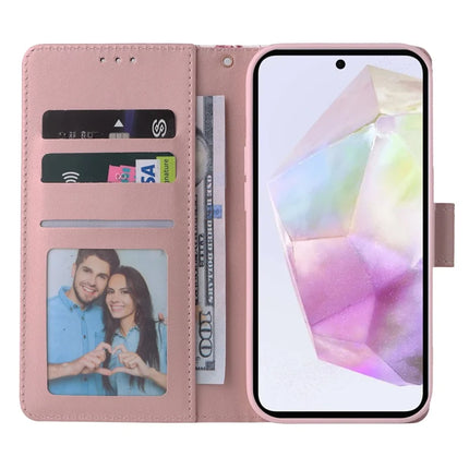 For Samsung Galaxy A26 5G Case Lacquered Marble Pattern Leather Phone Cover