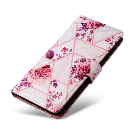 For Samsung Galaxy A26 5G Case Lacquered Marble Pattern Leather Phone Cover