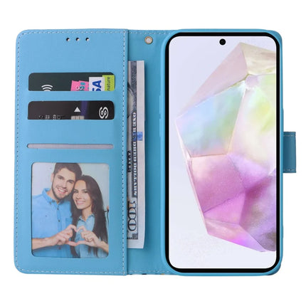 For Samsung Galaxy A26 5G Case Lacquered Marble Pattern Leather Phone Cover