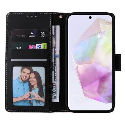 For Samsung Galaxy A26 5G Case Lacquered Marble Pattern Leather Phone Cover
