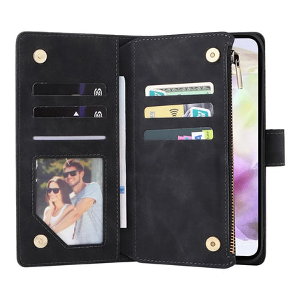 For Samsung Galaxy A26 5G Case Zipper Wallet Multiple Card Slots Leather Phone Cover
