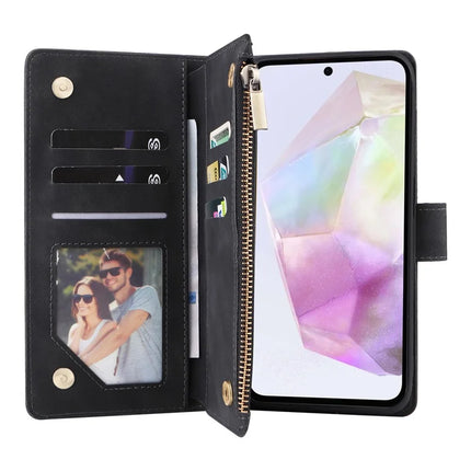 For Samsung Galaxy A26 5G Case Zipper Wallet Multiple Card Slots Leather Phone Cover