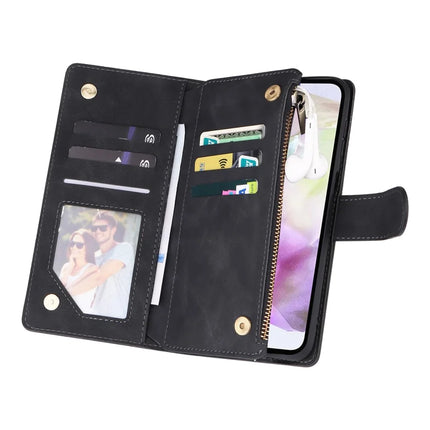 For Samsung Galaxy A26 5G Case Zipper Wallet Multiple Card Slots Leather Phone Cover