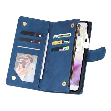 For Samsung Galaxy A26 5G Case Zipper Wallet Multiple Card Slots Leather Phone Cover
