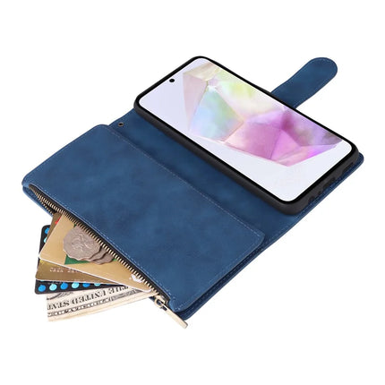 For Samsung Galaxy A26 5G Case Zipper Wallet Multiple Card Slots Leather Phone Cover