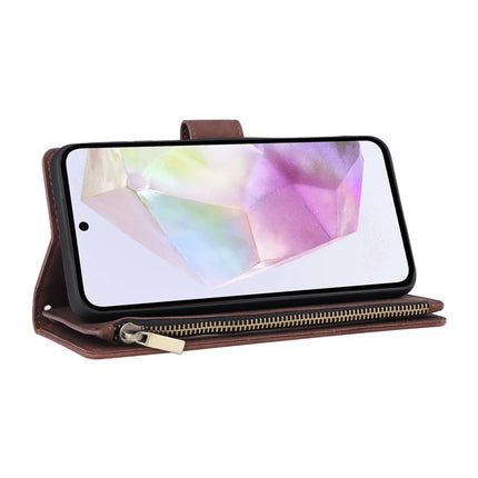 For Samsung Galaxy A26 5G Case Zipper Wallet Multiple Card Slots Leather Phone Cover