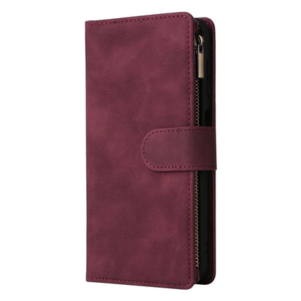 For Samsung Galaxy A26 5G Case Zipper Wallet Multiple Card Slots Leather Phone Cover