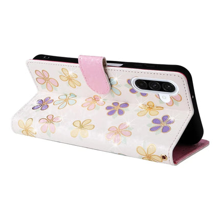 For Samsung Galaxy A26 5G Case RFID Blocking Flower Leather Phone Cover