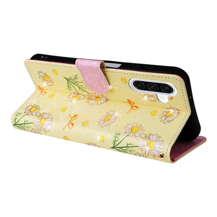 For Samsung Galaxy A26 5G Case RFID Blocking Flower Leather Phone Cover