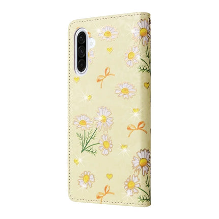 For Samsung Galaxy A26 5G Case RFID Blocking Flower Leather Phone Cover