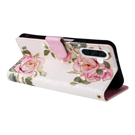 For Samsung Galaxy A26 5G Case RFID Blocking Flower Leather Phone Cover
